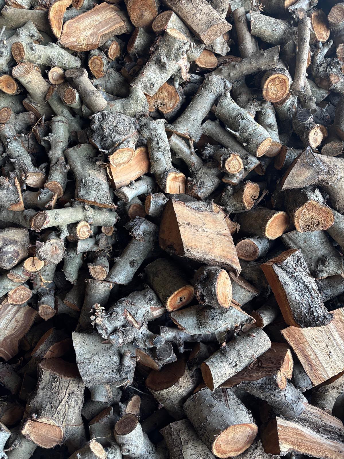 Leña de almendro para chimenea y brasa